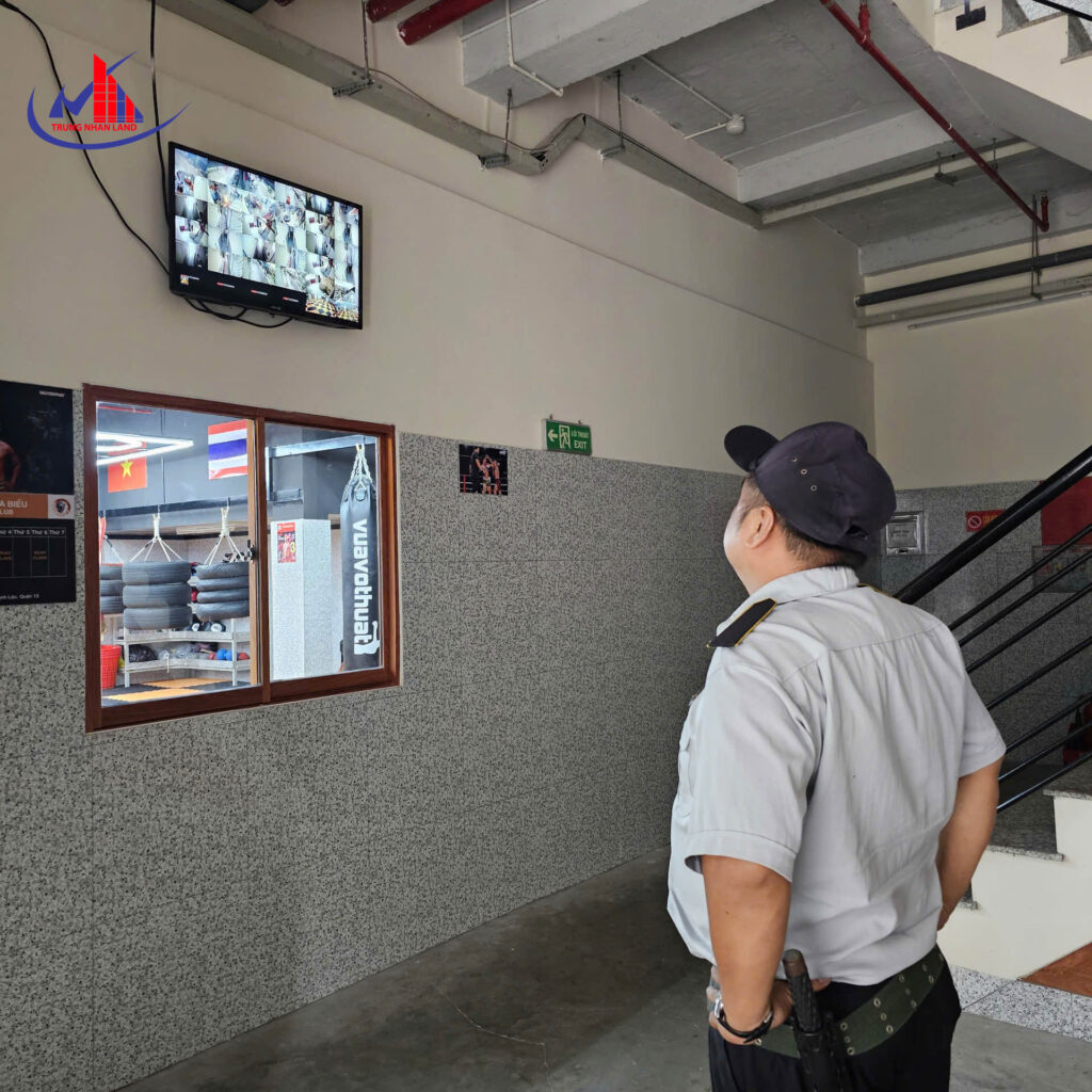 Đội ngũ an ninh phòng trọ quận 12 trung nhân và camera giám sát